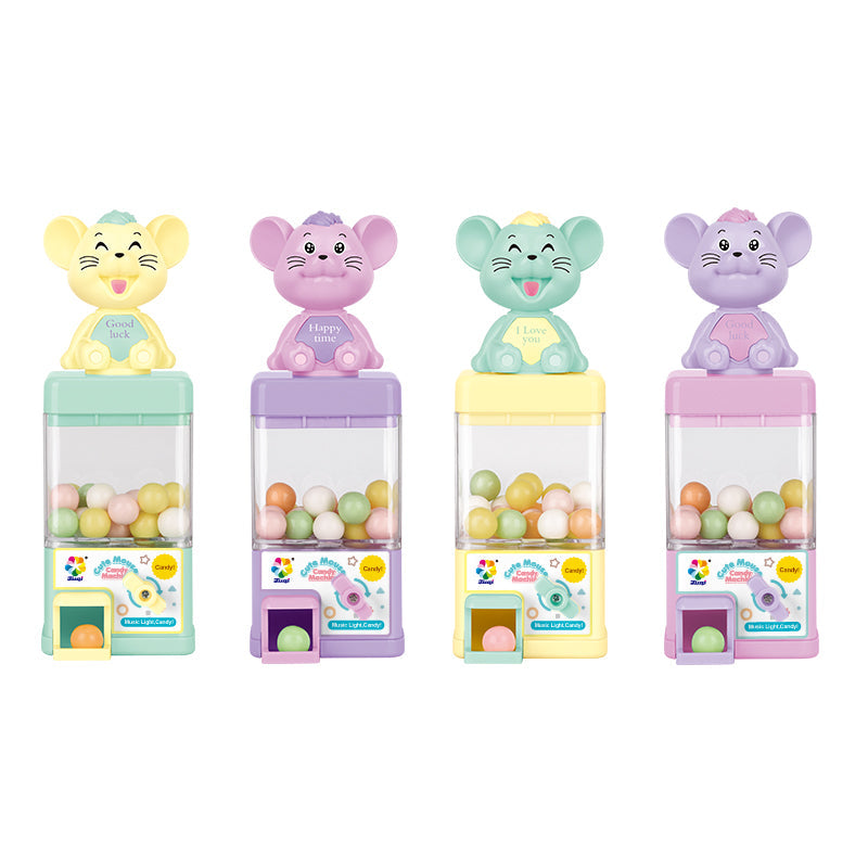 JUQI - Cute Mouse Candy Machine With Sound and Light 30g × 6 pcs × 12 dp
