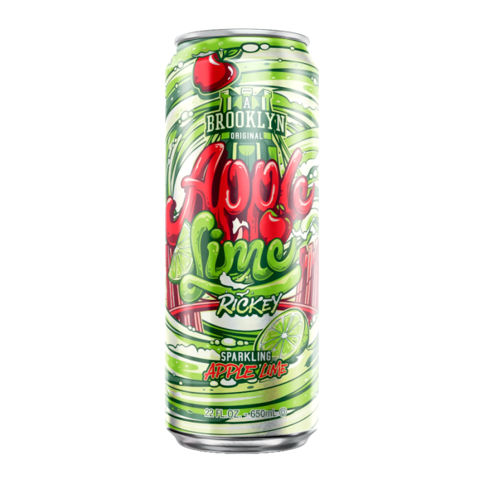 ARIZONA-APPLE LIME SPARKLING 650ml x 24 cans
