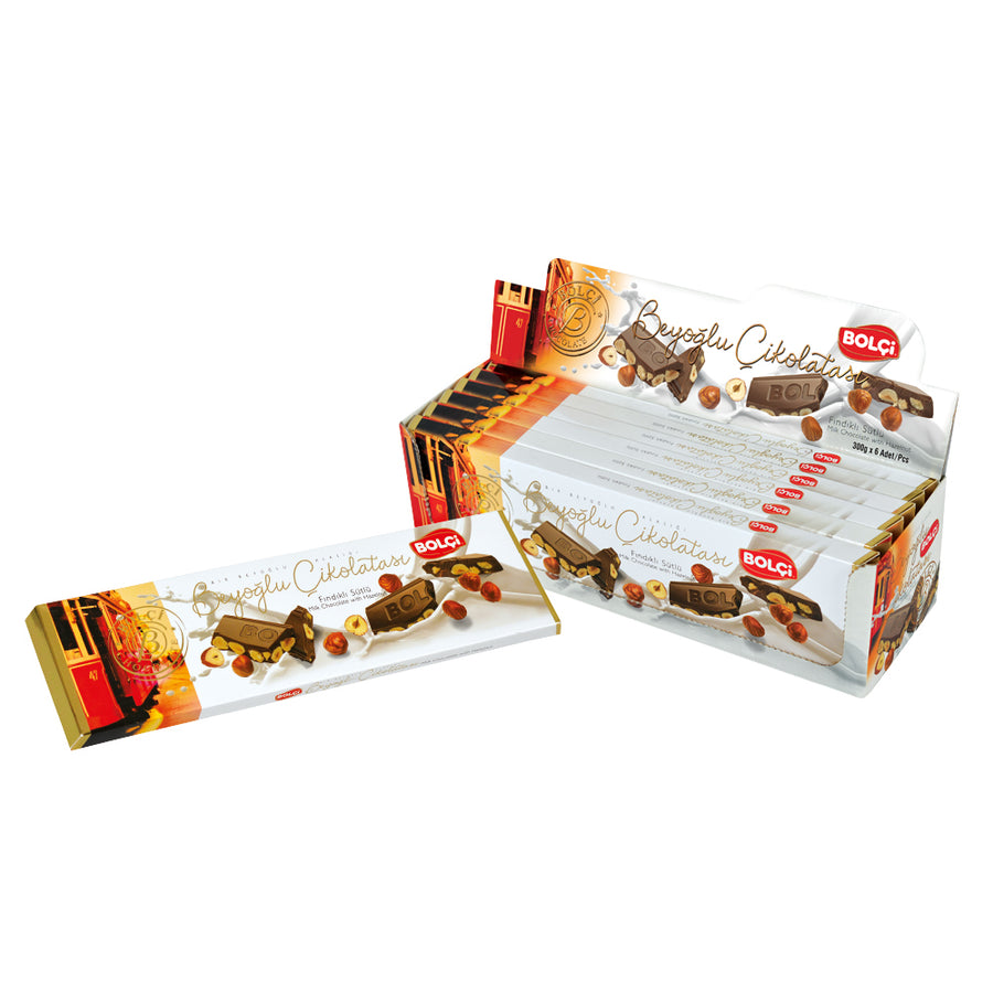 Bolci-Whole Hazelnut Tablet 300gr x 6 pcs x 4 dp