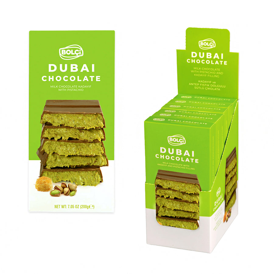 BOLCI- PISTACHIO CHOCO.200gr x 6 pcs x 6 dp