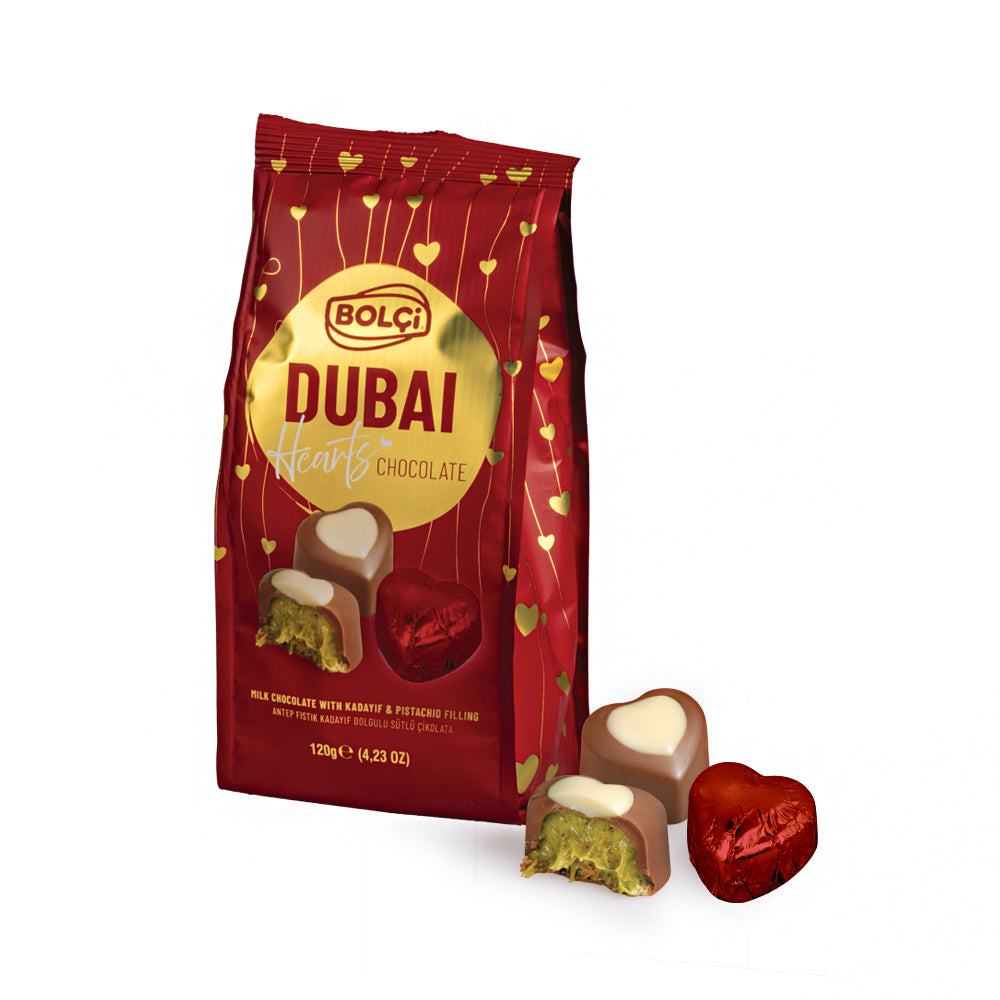 Bolci Pistachio Milk Heart 120gr x 6 pcs x 7 dp