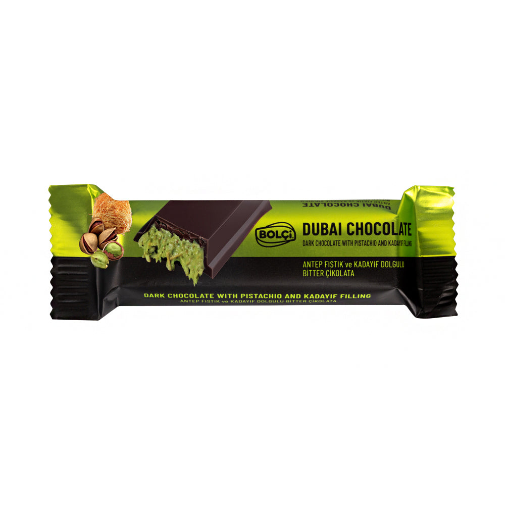 BOLCI - PISTACHIO DARK CHOCO. 30gr x 24 pcs x 4 dp