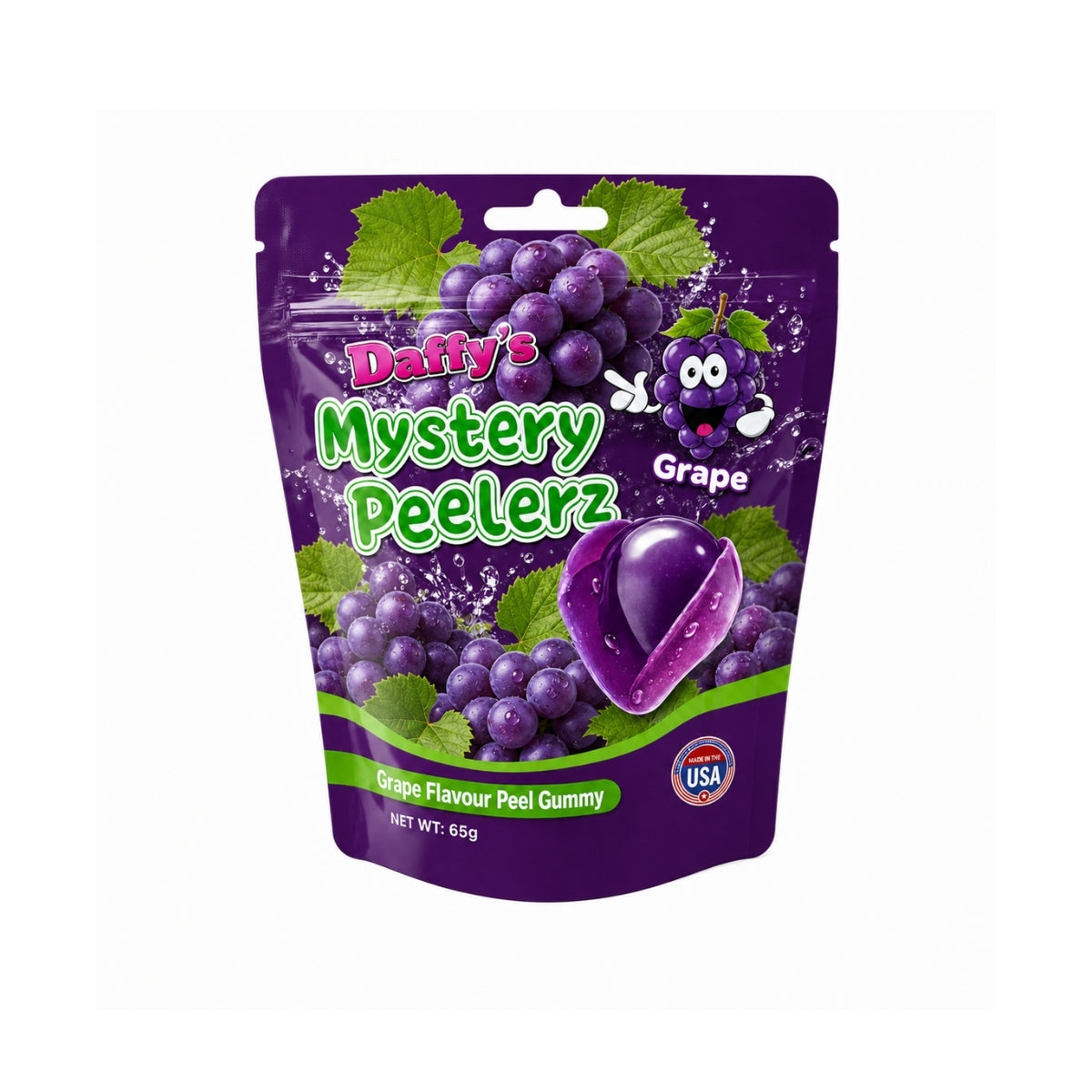 DAFFY`S MYSTERY PEELZ Grape 65gr x 24 pcs