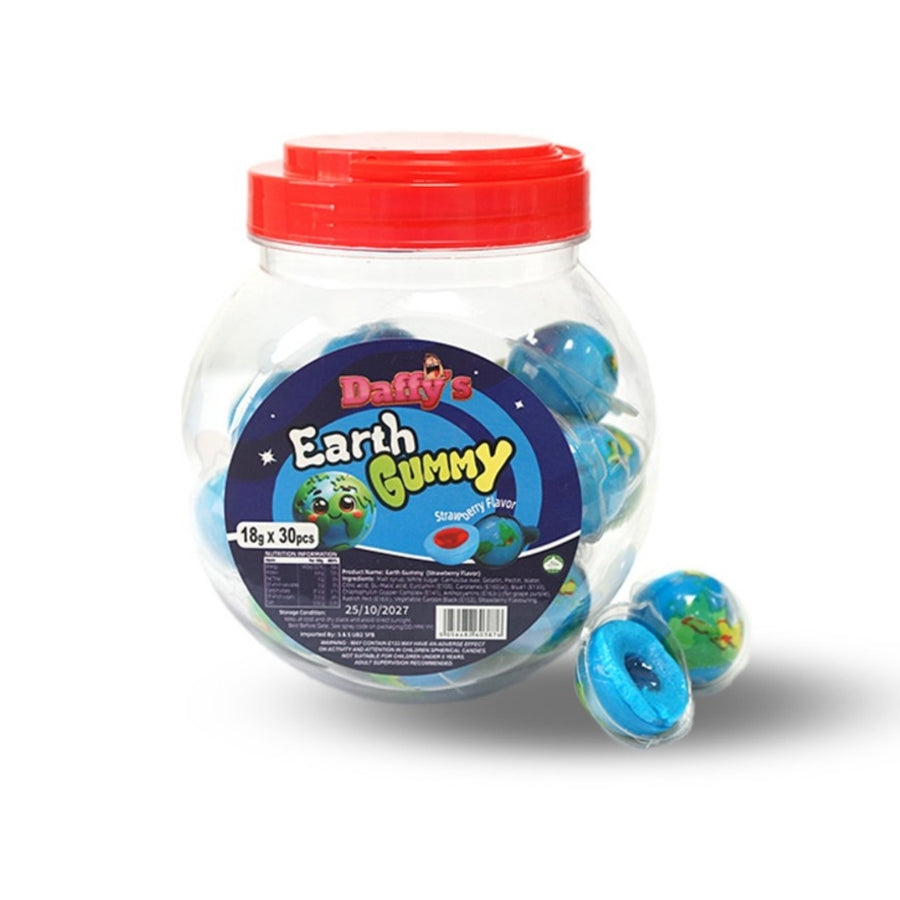 Daffy’s - Earth Gummy Strawberry 18gr x 30 pcs x 1 dp