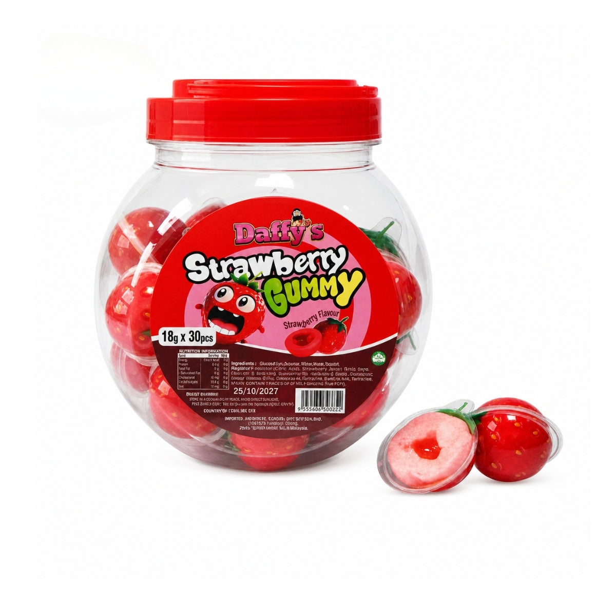 Daffy’s Strawberry Gummy 18gr x 30 pcs x 1 dp