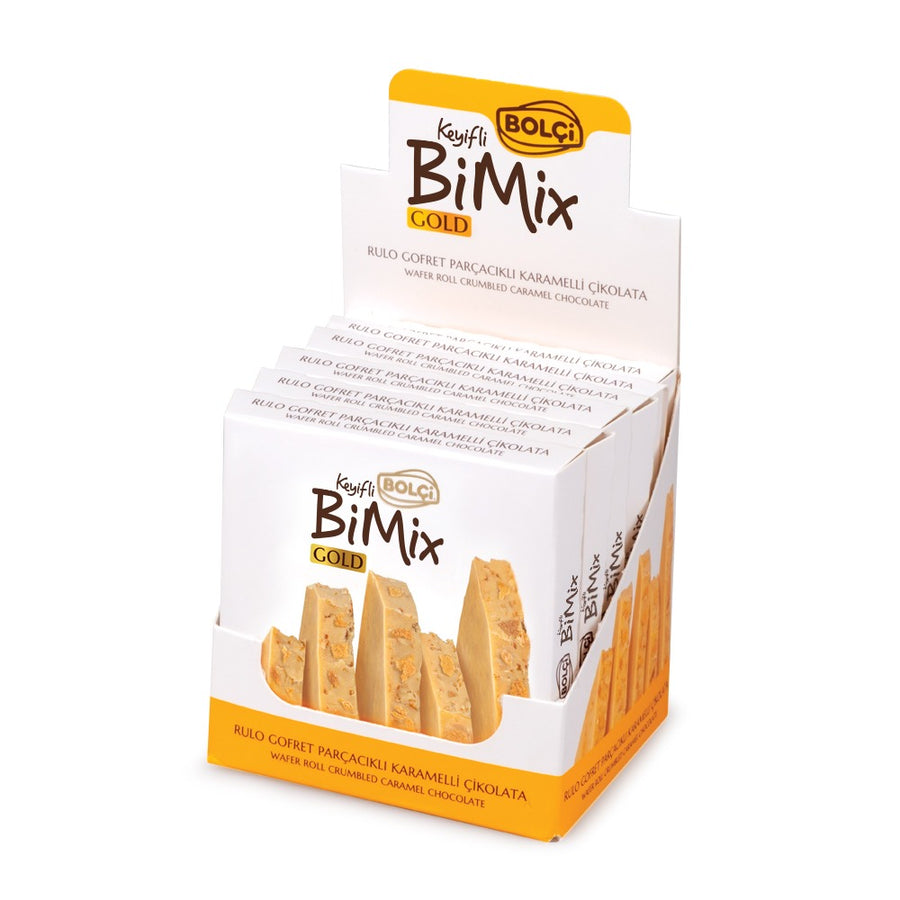 BOLCI-BI MOLA WAFER CARAMEL CHOCOLATE 70gr x 6 pcs x 6 dp