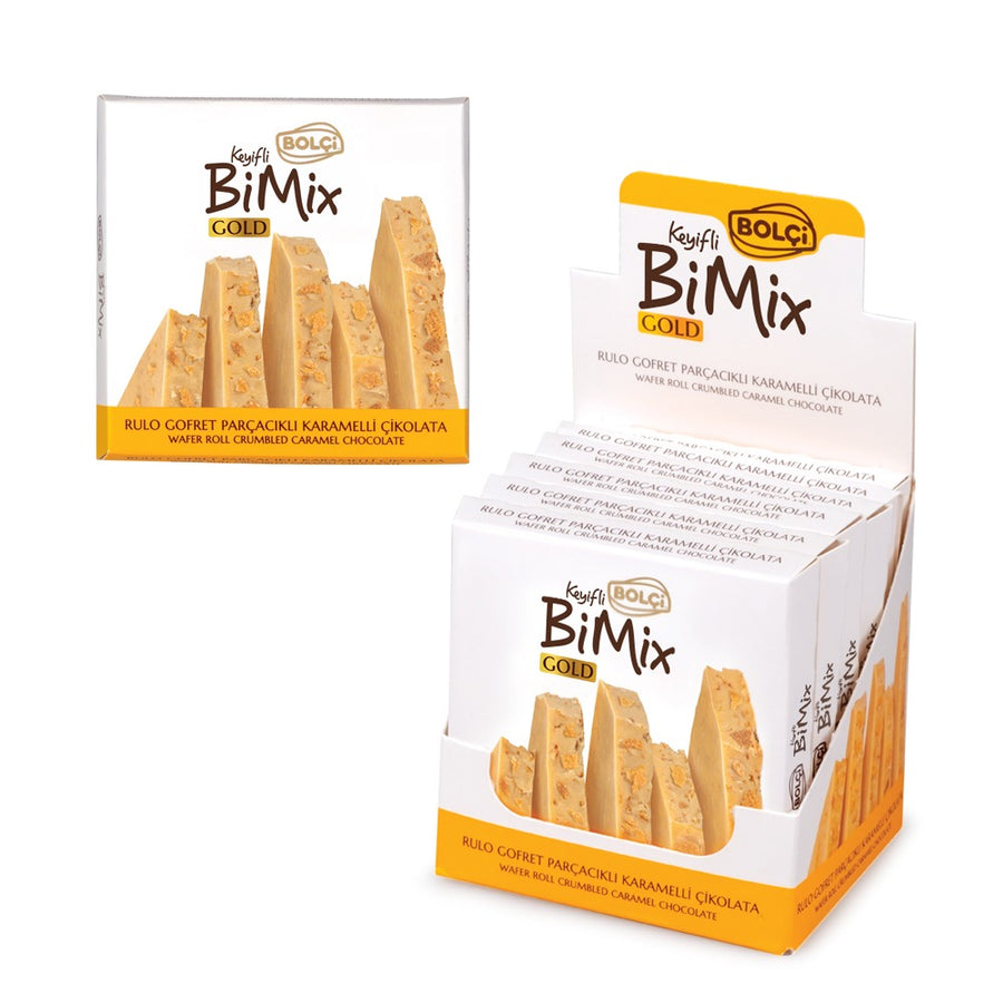 BOLCI-BI MOLA WAFER CARAMEL CHOCOLATE 70gr x 6 pcs x 6 dp
