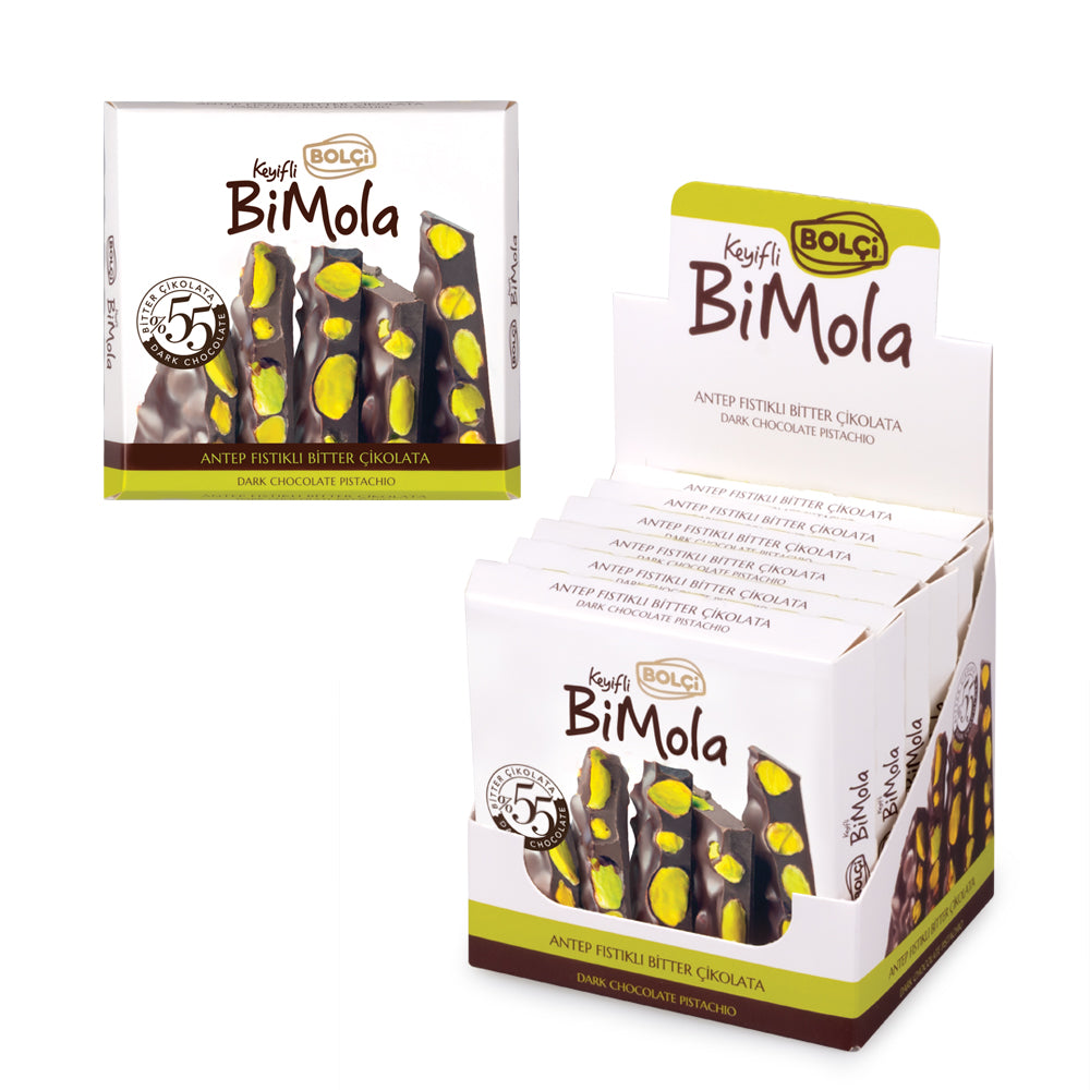 Bolci Dark choco.Pistachio Tablet 70gr x 6 pcs x 6 dp
