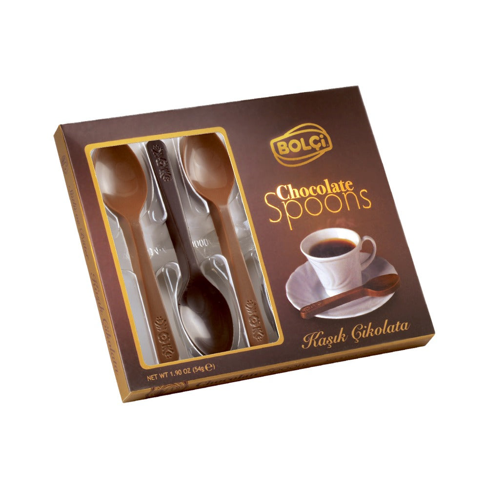 BOLCI-MILK&DARK CHOCO.SPOONS 54gr x 12 pcs x 6 dp