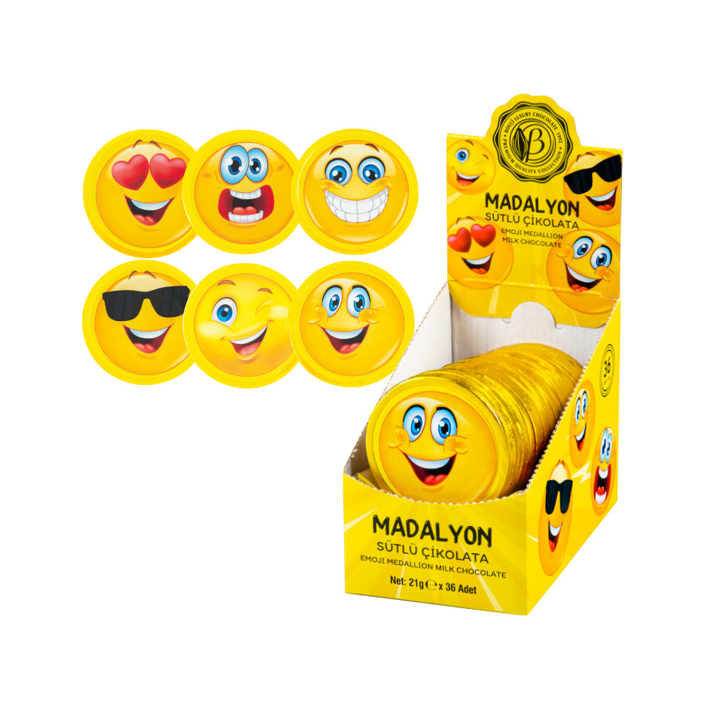 Bolci Emoji Medallion 23gr x 34 pcs x 3 dp