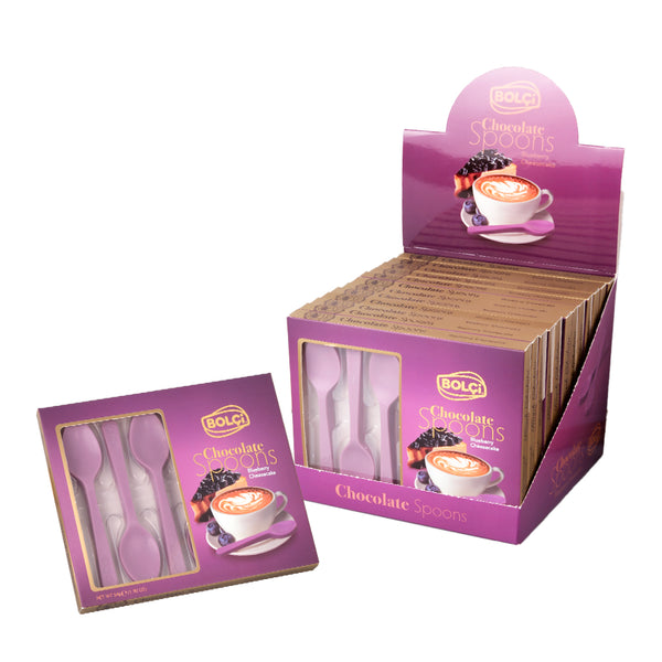 Bolci Spoons Blueberry Cheesecake 54gr x 12 pcs x 6 dp