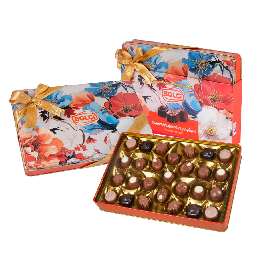 Bolci Assorted Orange Tin Box 250gr x 12 dp