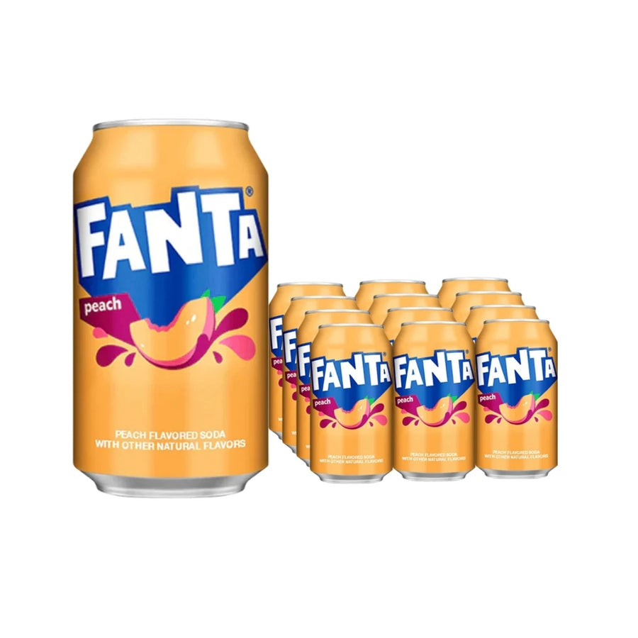 Fanta - Peach Caffeine Free 355ml x 12 cans