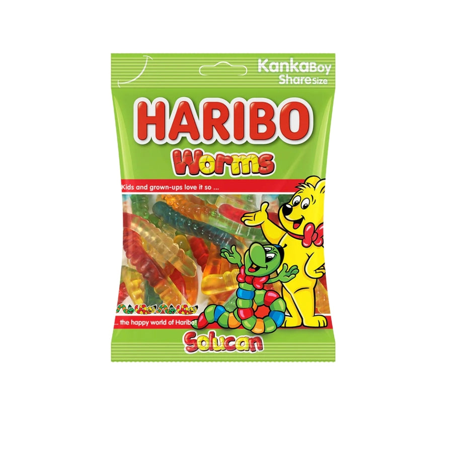 HARIBO WORMS 80gr x 24 pcs