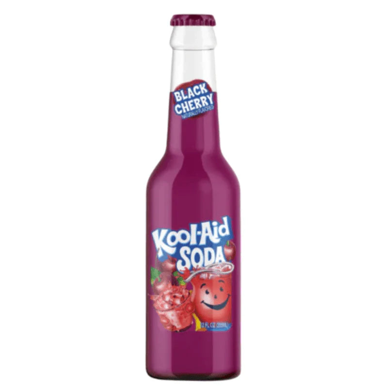 Kool Aid Soda- Black Cherry 355ml 12 bottles