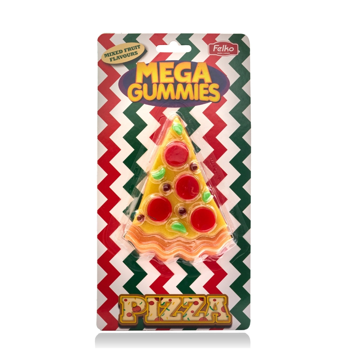 MEGA GUMMIES-PIZZA SLICE 120gr x 12 pcs x 2 dp