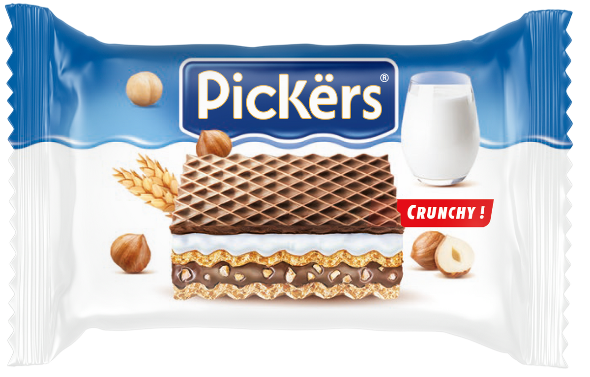 PICKERS-MILKY CRUNCHY 25gr x 24 pcs