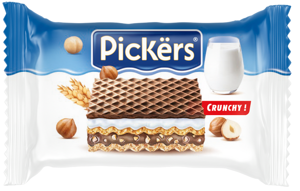 PICKERS-MILKY CRUNCHY 25gr x 24 pcs