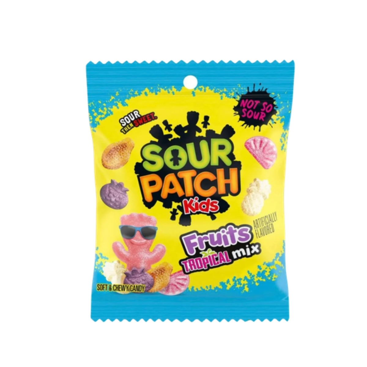 SOUR PATCH-FRUITS TROPICAL MIX 102gr x 12 pcs