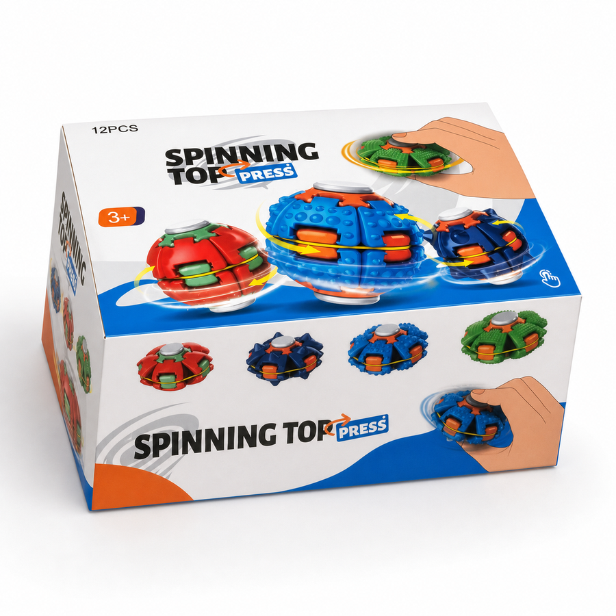 SPINNING TOP x 12 pcs