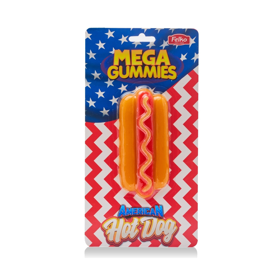 MEGA GUMMIES-AMERICAN HOTDOG 120gr x 13 pcs x 2 dp