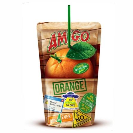 AMIGO-ORANGE JUICE 200ml x 8 pcs x 3 dp
