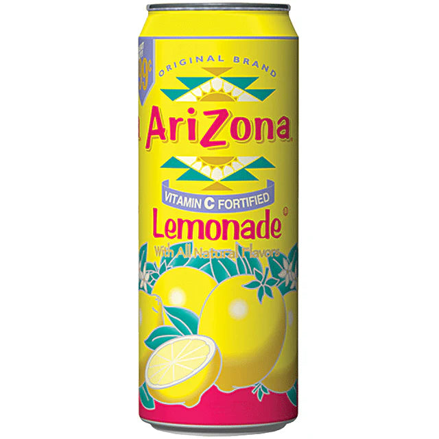 ARIZONA-LEMONADE VitaminC 650ml x 24 cans