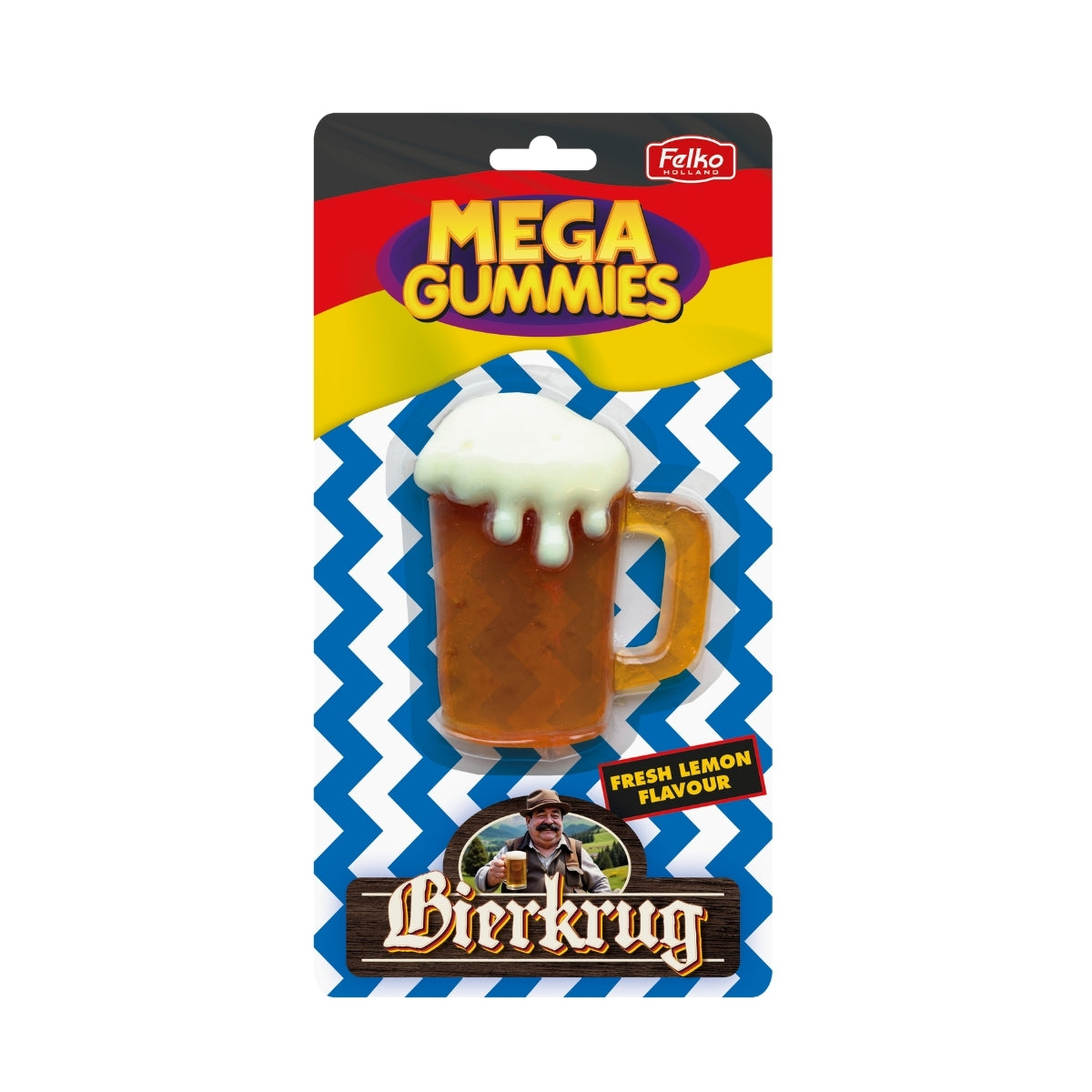 MEGA GUMMIES-GERMAN BEER 120gr x 11 pcs x 2 dp