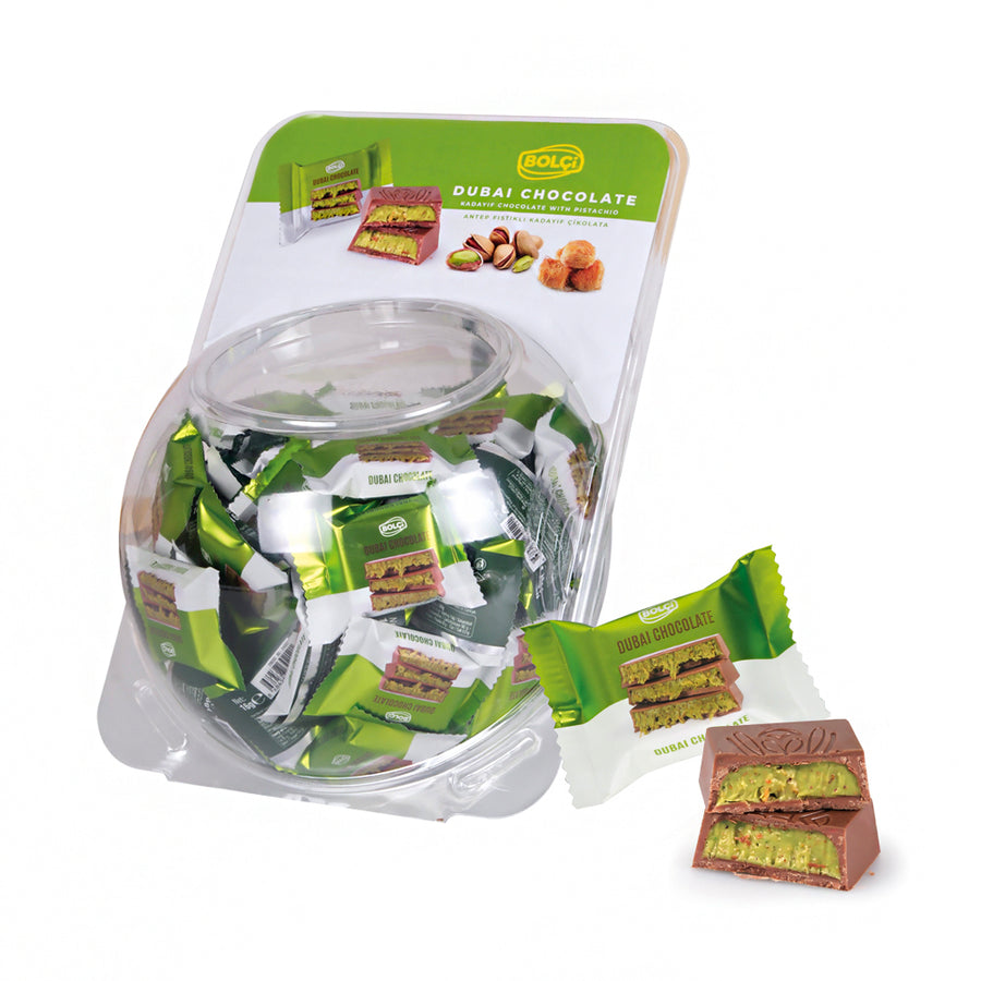 BOLCI- PISTACHIO CHOCO.  (FLOWPACK) 16gr x 75 pcs x 2 dp