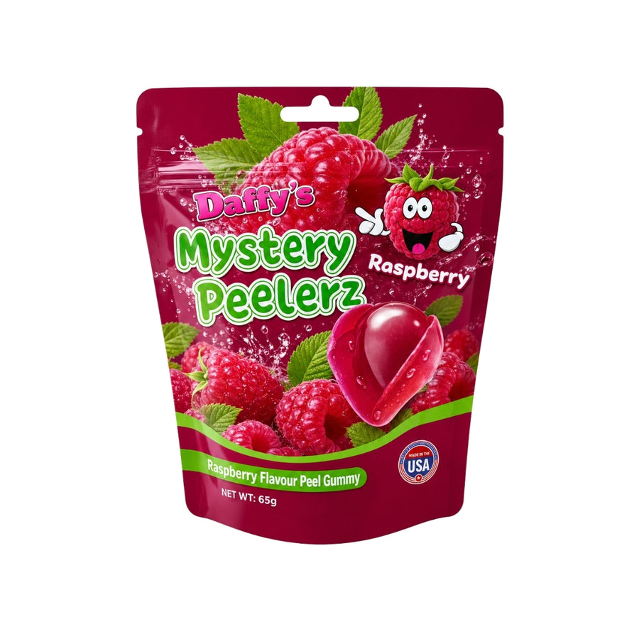 Daffy`s Mystery Peelz Raspberry 65gr x 24 pcs