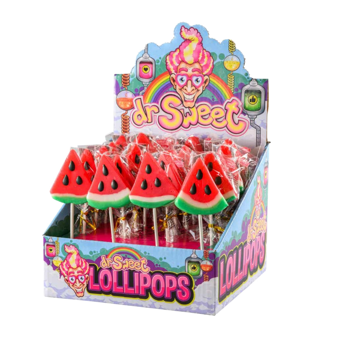 DR.SWEET-MINI POPS-WATERMELON 12gr