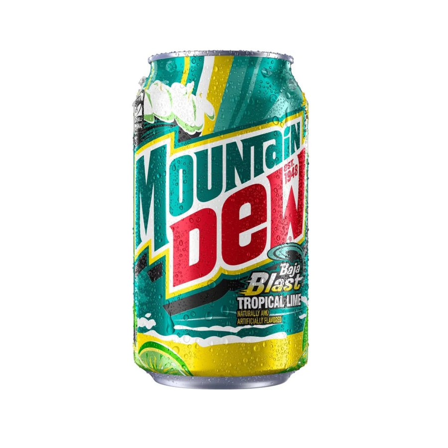 Mountain Dew Tropical Lime 355ml x 12 cans